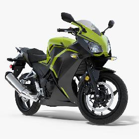 3D Lightweight Motorcycle Generic Rigged model